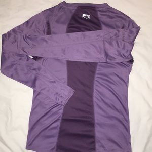 MUST GO PRICING Storm Creek Purple Fitted Long Sleeve Jersey Top M